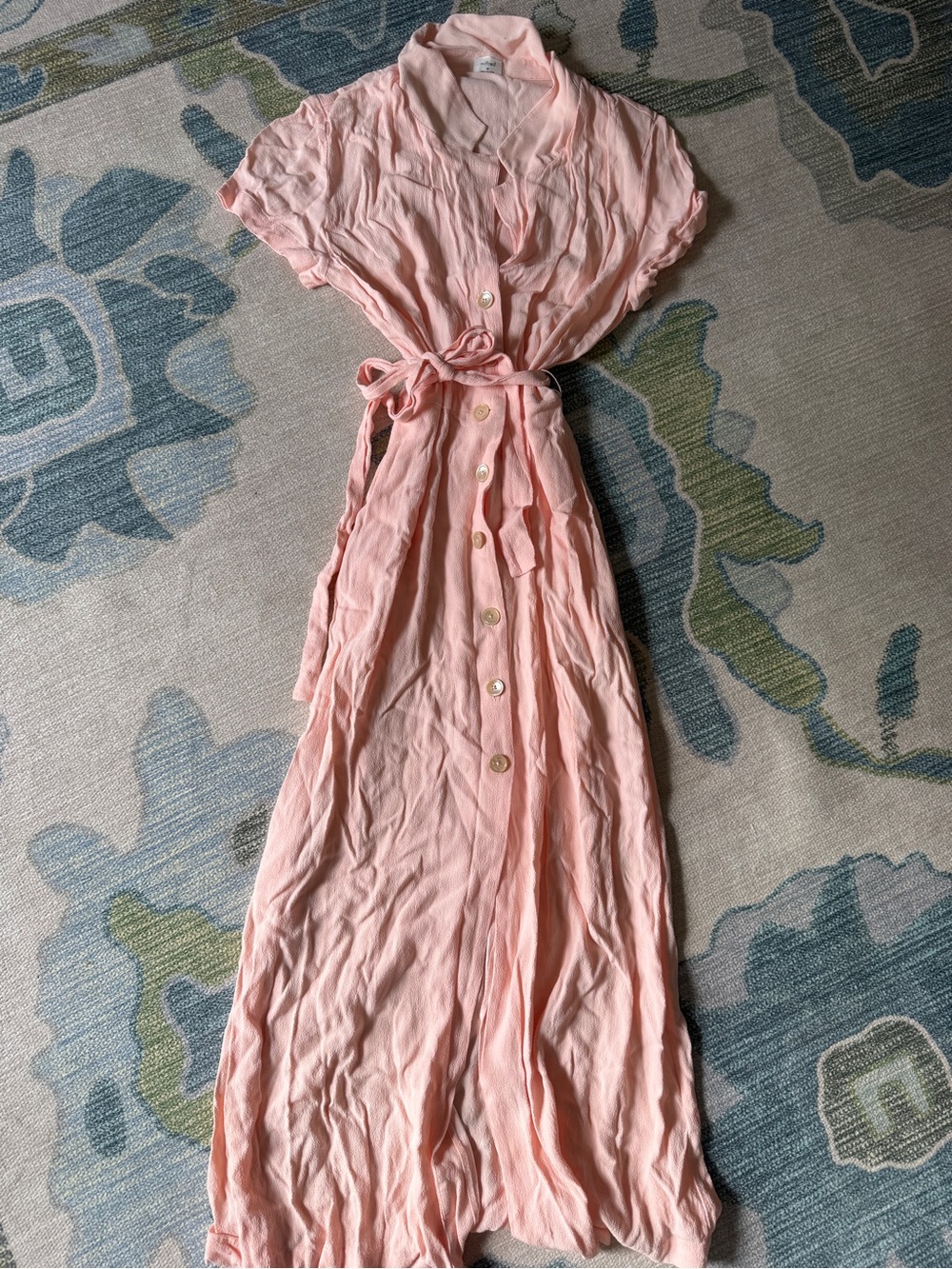 Wilfred Aritzia Light Pink Midi Dress